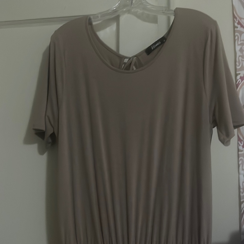 Tan Jumpsuit